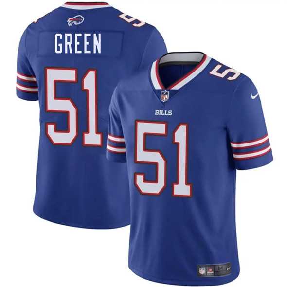 Men & Women & Youth Buffalo Bills #51 Kendrick Green Blue 2025 Vapor Untouchable Limited Stitched Jersey->buffalo bills->NFL Jersey